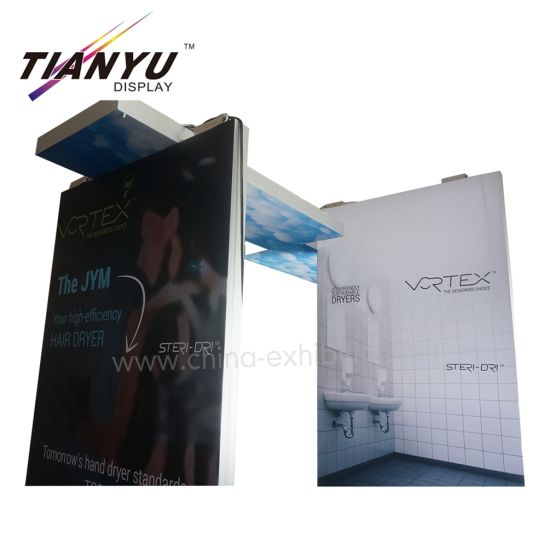 Tragbare Custom & Design Reihen LED Lighting Exhibition Booth-System