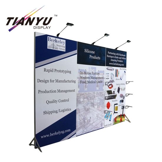 Folding DIY Messestand PVC Kulisse Wand Magnetic Pop up Display Banner
