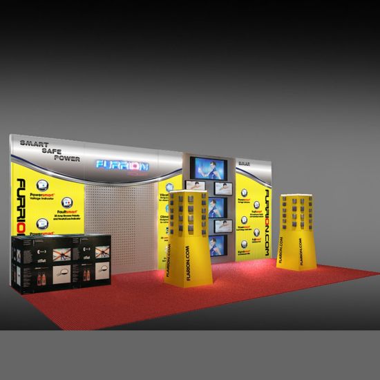 10 von 10 Messestand für Messe, kostenloses Design 3D Booth Exhibition Design